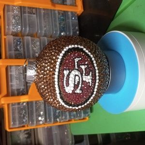 Handmade xmas ornament NFL San Francisco 49ers